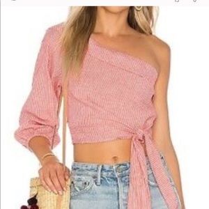 Free People one shoulder top